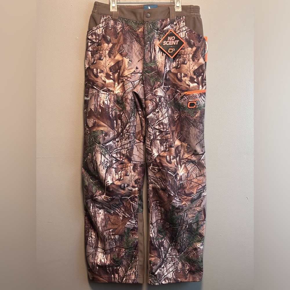 No Scent Camouflage Hunting Pants Size XL Youth